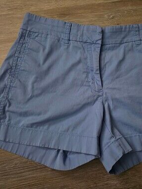 J. Crew Light Slate Blue Flat-Front Women's Shorts